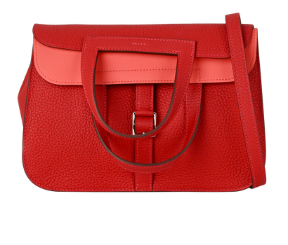 Halzan 25 In Clemence Rouge, &pound;3,500, Handbags, Red, Leather, Front view